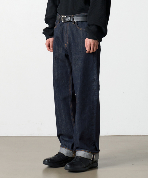 DENMADE(デンメイド)の「DEN0161 Non-Fade Selvedge Wide Fit (Indigo)(デニムパンツ・メンズ・その他・S/M/L/XL)」の1枚目の写真