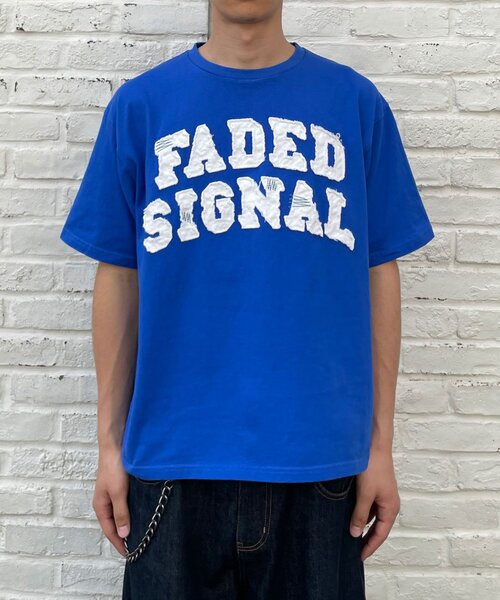 CIAOPANIC(チャオパニック)の「グランジフェルトロゴTシャツ(Tシャツ/カットソー・レディース・チャコールグレー/ブルー・MEDIUM/LARGE)」の19枚目の写真