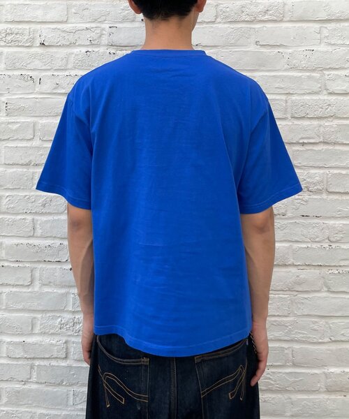 CIAOPANIC(チャオパニック)の「グランジフェルトロゴTシャツ(Tシャツ/カットソー・レディース・チャコールグレー/ブルー・MEDIUM/LARGE)」の17枚目の写真
