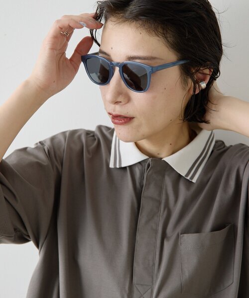 ear PAPILLONNER(イアパピヨネ)の「【A.KJAERBEDE(エキアビド)】BATE26SS/サングラス(その他雑貨・レディース・サックスブルー・FREE)」の3枚目の写真
