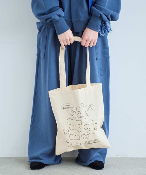 I am I in fact...(アイアムアイインファクト)の「GARDIANS TOTEBAG(トートバッグ・レディース・ベージュ・FREE)」の12枚目の写真