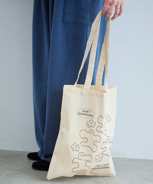 I am I in fact...(アイアムアイインファクト)の「GARDIANS TOTEBAG(トートバッグ・レディース・ベージュ・FREE)」の10枚目の写真