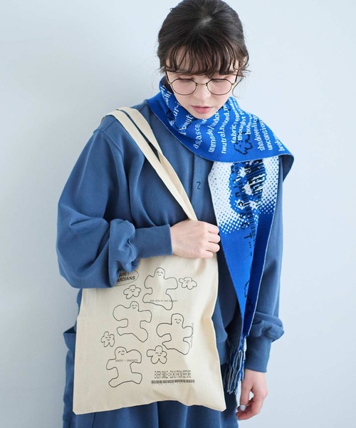 I am I in fact...(アイアムアイインファクト)の「GARDIANS TOTEBAG(トートバッグ・レディース・ベージュ・FREE)」の6枚目の写真