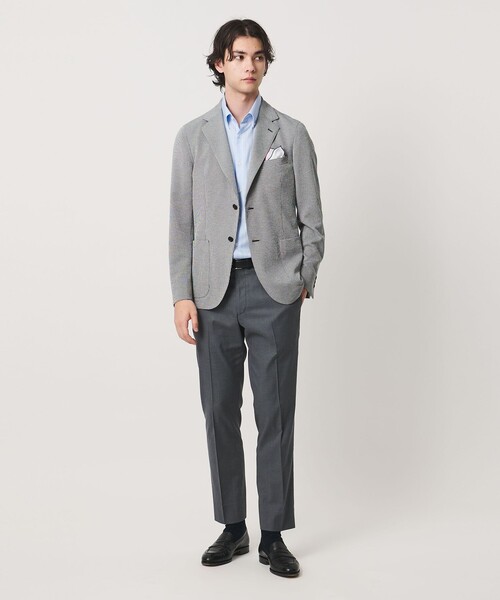 UNITED ARROWS(ユナイテッドアローズ)の「イージーケア AG パナマ ショートスリーブ ストライプ ボタンダウンカラーシャツ 抗菌防臭 通気性(シャツ/ブラウス・メンズ・ライトブルー・S/M/XL/L)」の7枚目の写真