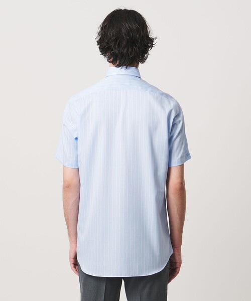 UNITED ARROWS(ユナイテッドアローズ)の「イージーケア AG パナマ ショートスリーブ ストライプ ボタンダウンカラーシャツ 抗菌防臭 通気性(シャツ/ブラウス・メンズ・ライトブルー・S/M/XL/L)」の10枚目の写真