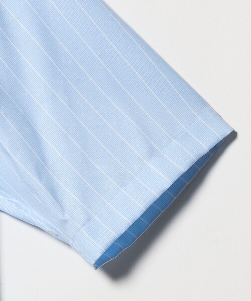 UNITED ARROWS(ユナイテッドアローズ)の「イージーケア AG パナマ ショートスリーブ ストライプ ボタンダウンカラーシャツ 抗菌防臭 通気性(シャツ/ブラウス・メンズ・ライトブルー・S/M/XL/L)」の11枚目の写真