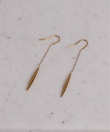 ロングモチーフ　ドロップピアス【アレルギー対応】