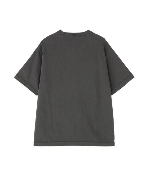 The Make Happy Studio(ザメイクハッピーストゥディオ)の「The Make Happy Studio/ザメイクハッピーストゥディオ/CREWNECK PIGMENT TEE(Tシャツ/カットソー・メンズ・ブラック/ブラウン/ホワイト/パープル/マスタード・L/XL/M)」の7枚目の写真