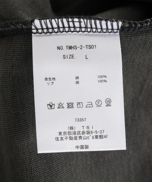 The Make Happy Studio(ザメイクハッピーストゥディオ)の「The Make Happy Studio/ザメイクハッピーストゥディオ/CREWNECK PIGMENT TEE(Tシャツ/カットソー・メンズ・ブラック/ブラウン/ホワイト/パープル/マスタード・L/XL/M)」の9枚目の写真