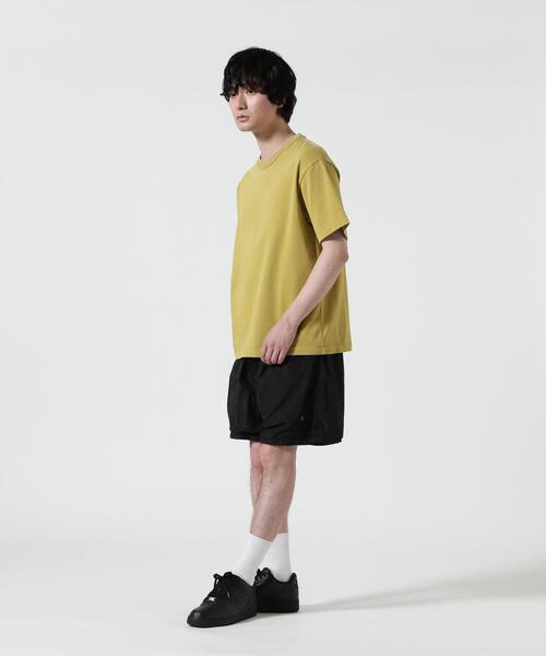The Make Happy Studio（ザメイクハッピーストゥディオ）の「The Make Happy Studio/ザメイクハッピーストゥディオ/CREWNECK PIGMENT TEE（Tシャツ/カットソー・メンズ・ブラック/ブラウン/ホワイト/パープル/マスタード・L/XL/M）」の12枚目の写真