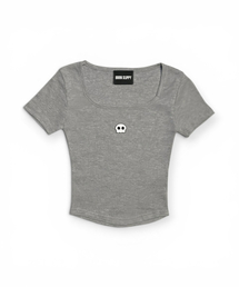 Bully Square Neck T-shirt (Gray)