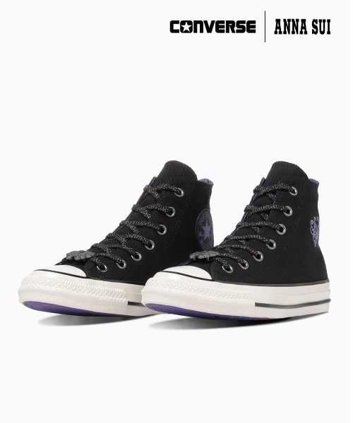 ANNA SUI(アナスイ)の「CONVERSE ALL STAR AGED HI / ANNA SUI BLACK/PURPLE(スニーカー・レディース・ブラック・23cm/25cm/24.5cm/24cm/23.5cm)」の15枚目の写真
