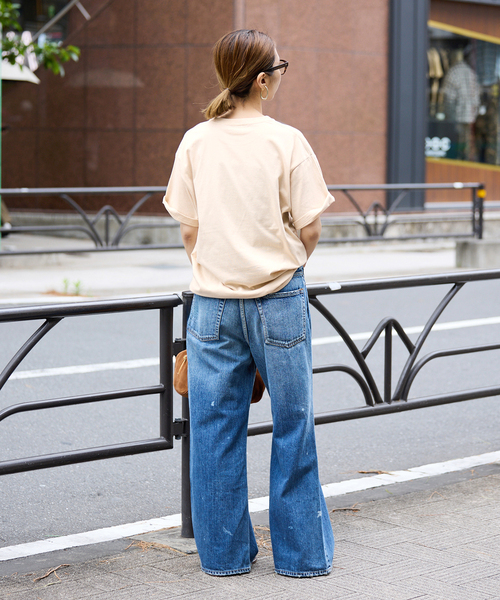 FRAMeWORK(フレームワーク)の「SKIN HOTEL PALOMA MALLORCA T(Tシャツ/カットソー・レディース・ベージュ/スミクロ/ホワイト・FREE)」の22枚目の写真