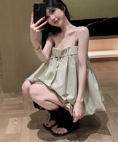Girly Doll(ガーリードール)の「バルーンキャミソール(キャミソール・レディース・ベージュ・F)」の11枚目の写真