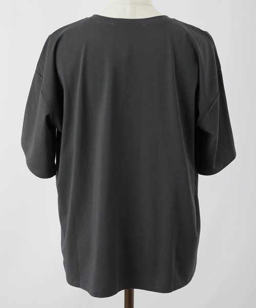 LUCA/LADY LUCK LUCA(ルカ/レディラックルカ)の「LC/LLL ビジューT/ラインストーンモチーフT(Tシャツ/カットソー・レディース・ブルー/オフホワイト/オレンジ/チャコールグレー・FREE)」の22枚目の写真