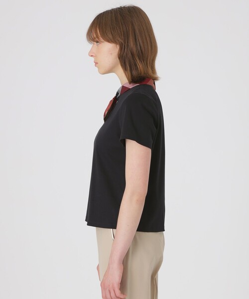 BLUE LABEL CRESTBRIDGE(ブルーレーベルクレストブリッジ)の「リボンネックカットソー(Tシャツ/カットソー・レディース・ダークネイビー/ブラック/ホワイト・40/38)」の17枚目の写真