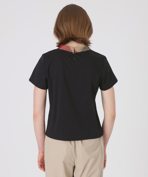 BLUE LABEL CRESTBRIDGE(ブルーレーベルクレストブリッジ)の「リボンネックカットソー(Tシャツ/カットソー・レディース・ダークネイビー/ブラック/ホワイト・40/38)」の16枚目の写真