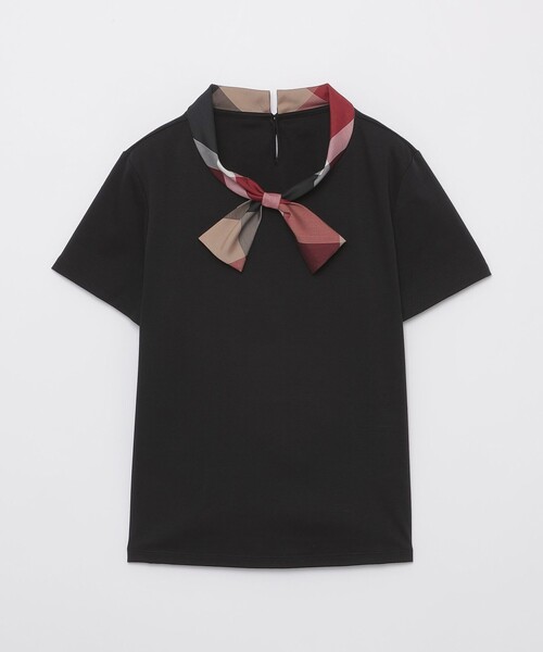 BLUE LABEL CRESTBRIDGE(ブルーレーベルクレストブリッジ)の「リボンネックカットソー(Tシャツ/カットソー・レディース・ダークネイビー/ブラック/ホワイト・40/38)」の14枚目の写真
