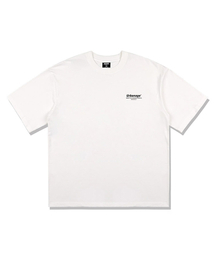 カラーセンシュアルオーバー半袖Tシャツ_ホワイト