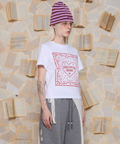 UNALLOYED(アナロイド)の「バンダナTシャツ / ホワイト(Tシャツ/カットソー・メンズ・その他・SMALL/MEDIUM/LARGE)」の2枚目の写真