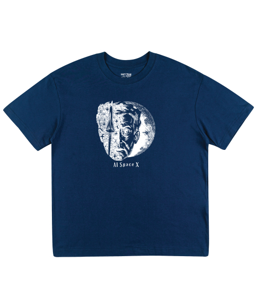 NAVYTEAM(ネイビーチーム)の「AIスペース x 半袖Tシャツ(4色)(Tシャツ/カットソー・レディース・ホワイト/ライトグレー/ネイビー/ブラック・SMALL/MEDIUM/LARGE/X-LARGE)」の8枚目の写真