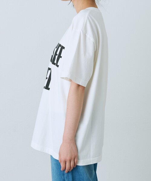 RIVE DROITE(リヴドロワ)の「予約【A・MONN】【綿100%/洗濯機洗い可】feelロゴTee(Tシャツ/カットソー・レディース・ピンク/オフホワイト/チャコールグレー・FREE)」の16枚目の写真