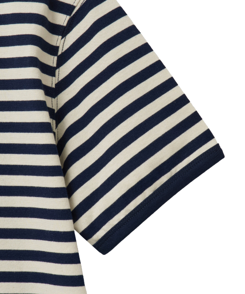 NOIRER(ノイア)の「マリンストライプTシャツ(ネイビーアイ)(Tシャツ/カットソー・メンズ・その他・48/50/52)」の5枚目の写真