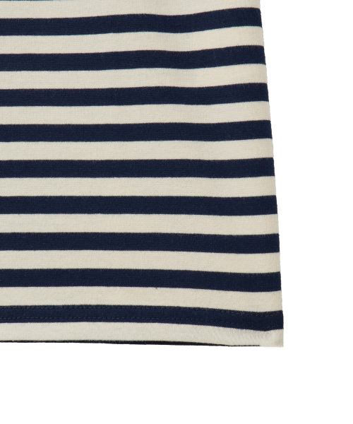 NOIRER(ノイア)の「マリンストライプTシャツ(ネイビーアイ)(Tシャツ/カットソー・メンズ・その他・48/50/52)」の6枚目の写真