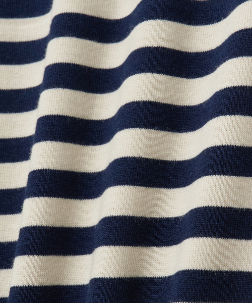 NOIRER(ノイア)の「マリンストライプTシャツ(ネイビーアイ)(Tシャツ/カットソー・メンズ・その他・48/50/52)」の7枚目の写真