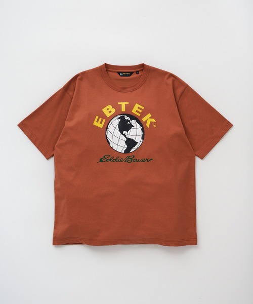 Eddie Bauer(エディーバウアー)の「EBTEK ロゴ 半袖Tシャツ(Tシャツ/カットソー・メンズ・ブラック/ダークオレンジ/ホワイト・XL/S/L/M)」の7枚目の写真