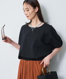 Reflect | 【UVカット／接触冷感／吸水速乾】ギャザースリーブカットソー(Tシャツ/カットソー)