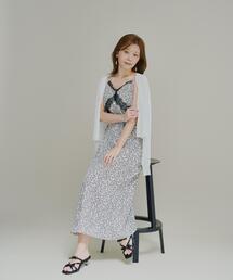 PROPORTION BODY DRESSING | レーストリム小花キャミワンピース / 1216240703(ワンピース)