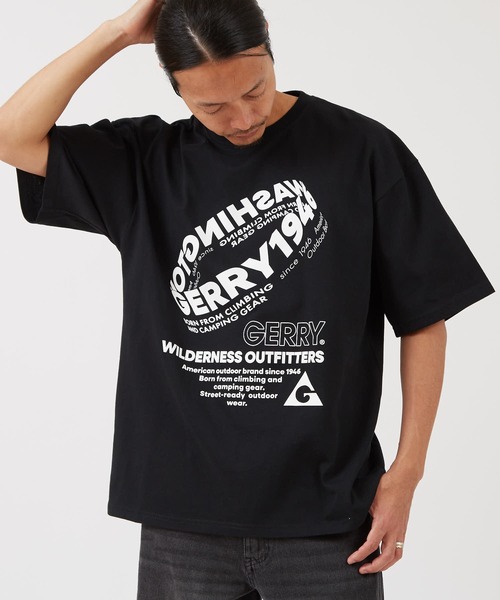 En serio TOKYO(エンソリオトーキョー)の「【GERRY】別注グラフィティ半袖Tシャツ 62-9230G-IMP(Tシャツ/カットソー・メンズ・ブラック/ホワイト・LARGE)」の2枚目の写真