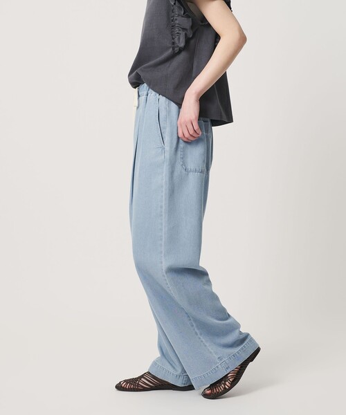 BEAUTY&YOUTH UNITED ARROWS(ビューティーアンドユースユナイテッドアローズ)の「【WEB限定】ライトデニム イージーパンツ ウォッシャブル(デニムパンツ・レディース・ライトブルー/ネイビー・L/M/S)」の11枚目の写真