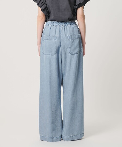 BEAUTY&YOUTH UNITED ARROWS(ビューティーアンドユースユナイテッドアローズ)の「【WEB限定】ライトデニム イージーパンツ ウォッシャブル(デニムパンツ・レディース・ライトブルー/ネイビー・L/M/S)」の4枚目の写真