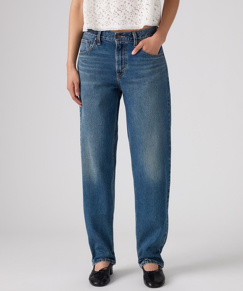 Levi's(リーバイス)の「Levi's/リーバイス LOOSE TAPER ジーンズ(デニムパンツ・レディース・ホワイト/ダークインディゴブルー/ブラック/ライトインディゴブルー/インディゴブルー・25inch/24inch/23inch/28inch/27inch/26inch)」の4枚目の写真