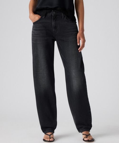 Levi's(リーバイス)の「Levi's/リーバイス LOOSE TAPER ジーンズ(デニムパンツ・レディース・ホワイト/ダークインディゴブルー/ブラック/ライトインディゴブルー/インディゴブルー・25inch/24inch/23inch/28inch/27inch/26inch)」の2枚目の写真