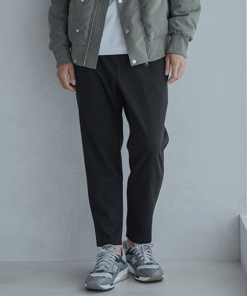 Magine(マージン)の「mp15246-Melange Herringbone Brushed Stretch Tapered Easy Pants イージーパンツ(MGN-263-022)(その他パンツ・メンズ・ブラック/ベージュ/グレー・44/46/48)」の4枚目の写真
