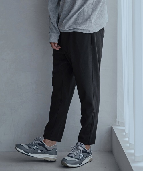 Magine(マージン)の「mp15246-Melange Herringbone Brushed Stretch Tapered Easy Pants イージーパンツ(MGN-263-022)(その他パンツ・メンズ・ブラック/ベージュ/グレー・44/46/48)」の5枚目の写真