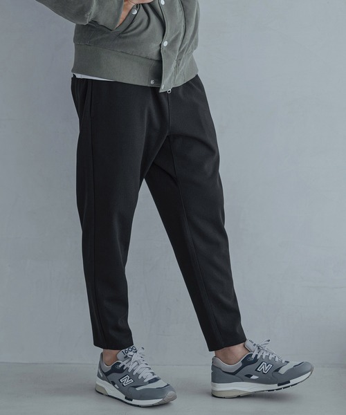 Magine(マージン)の「mp15246-Melange Herringbone Brushed Stretch Tapered Easy Pants イージーパンツ(MGN-263-022)(その他パンツ・メンズ・ブラック/ベージュ/グレー・44/46/48)」の6枚目の写真