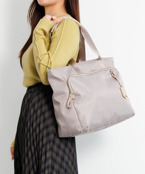 Jewelna Rose(ジュエルナローズ)の「ルフィーヌ トートバッグ 16343(トートバッグ・レディース・ブラック/ダークグレー/グレイッシュベージュ・FREE)」の3枚目の写真