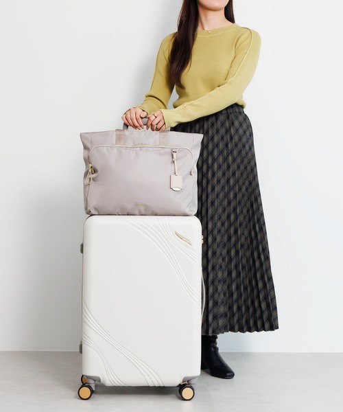 Jewelna Rose(ジュエルナローズ)の「ルフィーヌ トートバッグ 16343(トートバッグ・レディース・ブラック/ダークグレー/グレイッシュベージュ・FREE)」の9枚目の写真