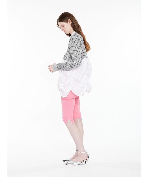 SORIN(ソリン )の「Layered Capri Pants / レイヤードカプリパンツ(その他パンツ・レディース・ピンク/ブラック/ダークグレー・38)」の10枚目の写真