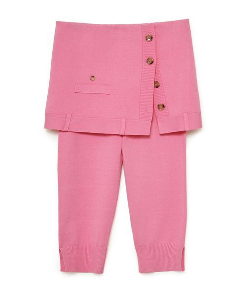 SORIN(ソリン )の「Layered Capri Pants / レイヤードカプリパンツ(その他パンツ・レディース・ピンク/ブラック/ダークグレー・38)」の12枚目の写真
