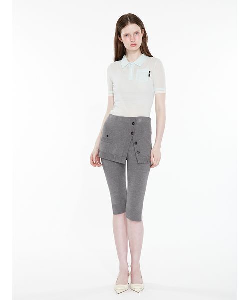 SORIN(ソリン )の「Layered Capri Pants / レイヤードカプリパンツ(その他パンツ・レディース・ピンク/ブラック/ダークグレー・38)」の17枚目の写真