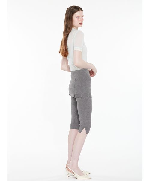 SORIN(ソリン )の「Layered Capri Pants / レイヤードカプリパンツ(その他パンツ・レディース・ピンク/ブラック/ダークグレー・38)」の18枚目の写真