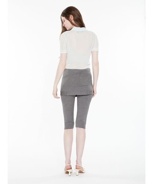 SORIN(ソリン )の「Layered Capri Pants / レイヤードカプリパンツ(その他パンツ・レディース・ピンク/ブラック/ダークグレー・38)」の19枚目の写真