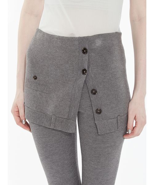 SORIN(ソリン )の「Layered Capri Pants / レイヤードカプリパンツ(その他パンツ・レディース・ピンク/ブラック/ダークグレー・38)」の20枚目の写真