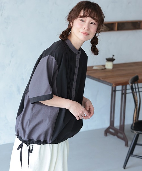 soulberry（ソウルベリー）の「黒とクロを味わうブラウス（シャツ/ブラウス・レディース・ブラック系その他・M/5L/4L/3L/LL/L）」の16枚目の写真