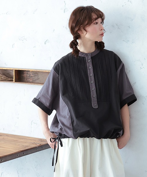 soulberry（ソウルベリー）の「黒とクロを味わうブラウス（シャツ/ブラウス・レディース・ブラック系その他・M/5L/4L/3L/LL/L）」の15枚目の写真